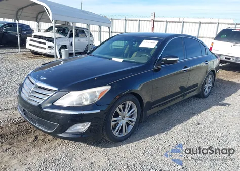 2013 Hyundai Genesis 3.8 from USA, damaged, VIN KMHGC4DD1DU254398